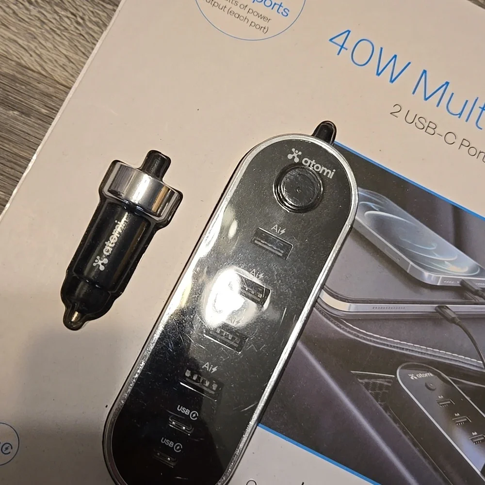 NiP Atomi 40W Multiport Car Charger 2 Pk